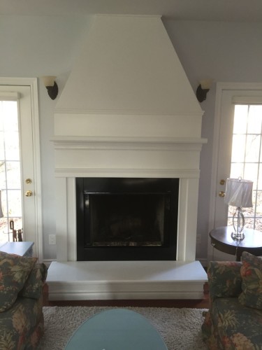 White Fireplace